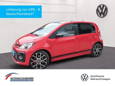 Gebraucht VW up! GTI 116 PS (85 kW) 2021 Tornadorot deep black perleff Kleinwagen