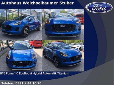 Gebraucht Ford Puma Titanium 125 PS (91 kW) 2024 Blau SUV
