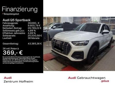 Weiß Gebraucht 2022 Audi Q5 Sportback Advanced SUV | 39.690 € (Fairer Preis)