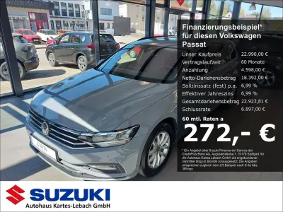 Gebraucht VW Passat Business 150 PS (110 kW) 2023 Mondsteingrau Kombi