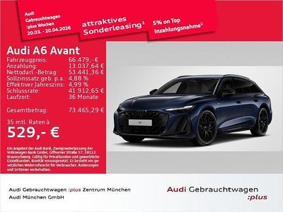 Neu Audi A6 Edition .1 204 PS (150 kW) 2025 Firmamentblau metallic Kombi