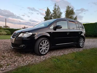Gebraucht VW Touran R-line 140 PS (102 kW) 2008 Schwarz Van / Kleinbus