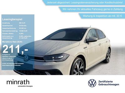 Usata VW Polo R-line 95 CV (69 kW) 2022 Grigio Utilitaria