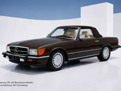 Gebraucht Mercedes 560 231 PS (169 kW) 1986 Braun Cabrio