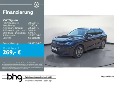 Gebraucht VW Tiguan Life 131 PS (96 kW) 2025 Schwarz SUV