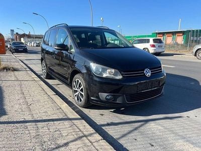 Gebraucht VW Touran Comfortline 105 PS (77 kW) 2010 Schwarz Van / Kleinbus