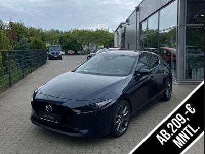 Deep crystal blue Gebraucht 2022 Mazda 3 Limousine | 25.800 € (Etwas zu teuer)