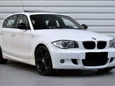 gebraucht BMW 120 d Aut. + M-Sportpaket +1.Hand + Alpinweiss 3+Navi