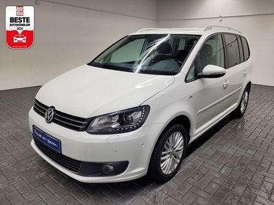 Gebraucht VW Touran Cup 140 PS (102 kW) 2014 Weiß (pure white) Van / Kleinbus