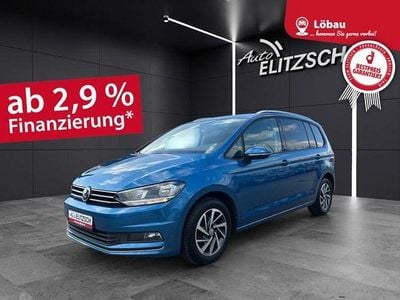 Usata VW Touran Sound 150 CV (110 kW) 2018 Blu Monovolume