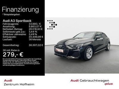 Usata Audi A3 S-Line 150 CV (110 kW) 2025 Nero Berlina