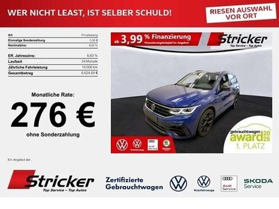 Gebraucht VW Tiguan Style 320 PS (235 kW) 2023 Lapiz blue metallic (metallic) SUV