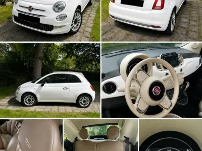 Gebraucht Fiat 500C Lounge 69 PS (50 kW) 2016 Weiß Cabrio
