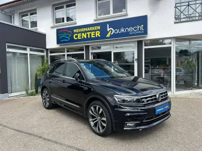 Gebraucht VW Tiguan Highline 220 PS (161 kW) 2018 Deep black perleffekt SUV
