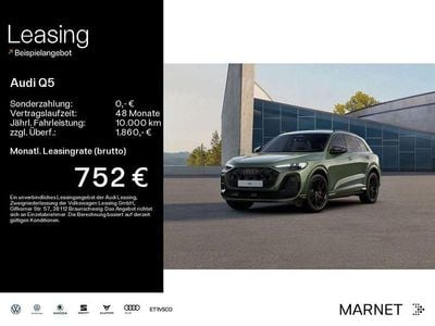 Neu Audi Q5 S-Line 204 PS (150 kW) 2025 Mythosschwarz metallic SUV