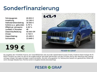 Nowe Kia Sportage Comfort 150 KM (110 kW) 2026 Niebieski SUV