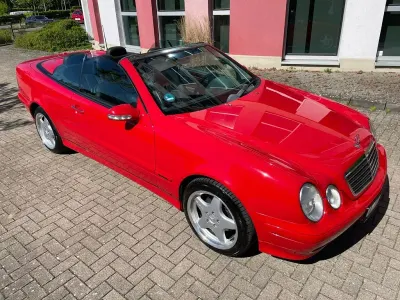 Gebraucht Mercedes CLK320 Elegance 218 PS (160 kW) 2001 Rot Cabrio