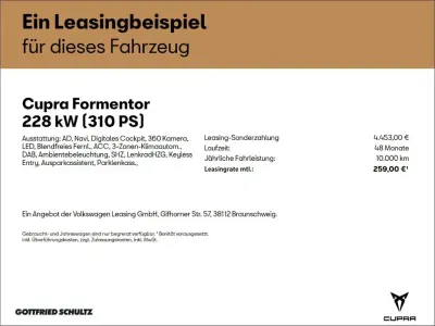 Brugt Cupra Formentor VZ 310 HK (228 kW) 2023 Grå SUV