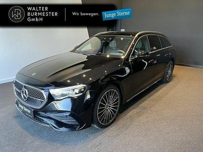 Gebraucht Mercedes E450 AMG 381 PS (280 kW) 2024 Metalliclack obsidianschwarz Kombi