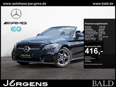 gebraucht Mercedes C180 Cabriolet +AMG+LED+Navi+Cam+Totw+AUT+SHZ