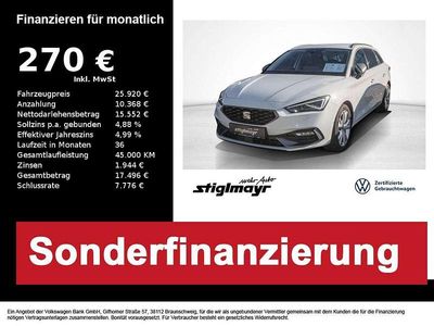 Gebraucht Seat Leon FR 150 PS (110 kW) 2025 Glacial weiß metallic Kombi