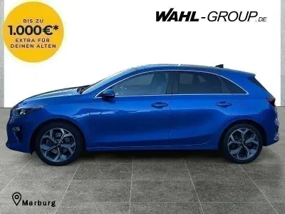 Gebraucht Kia Ceed Platinum Edition 140 PS (102 kW) 2019 Blau Kleinwagen