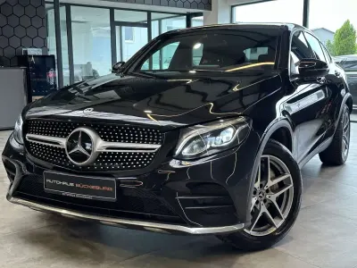 Gebraucht Mercedes GLC250 AMG line 204 PS (150 kW) 2018 Obsidianschwarz  metalliclack Coupé