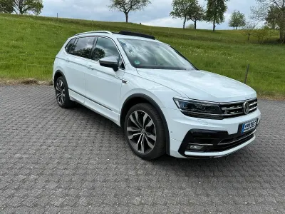 Gebraucht VW Tiguan Allspace R-line 190 PS (139 kW) 2020 Weiß SUV