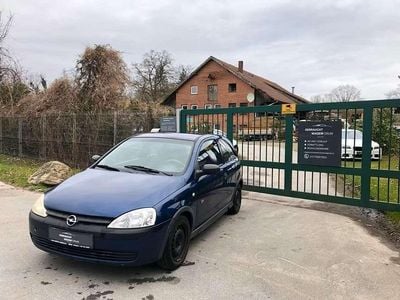 Usata Opel Corsa Basis 58 CV (42 kW) 2003 Blu Utilitaria