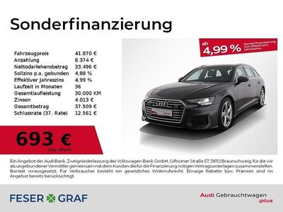 Daytonagrau perleffekt Gebraucht 2023 Audi A6 Ambiente Kombi | 41.870 € (Fairer Preis)