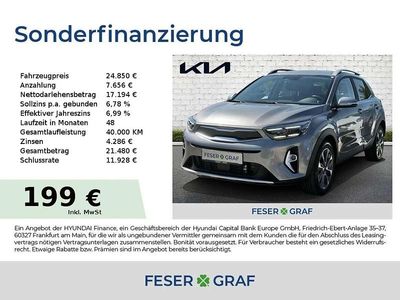 Gebraucht Kia Stonic Spirit 101 PS (74 kW) 2025 Grau SUV