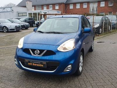 Gebraucht Nissan Micra Acenta 80 PS (58 kW) 2015 Blau Kleinwagen