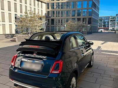 Usata Fiat 500C 105 CV (77 kW) 2016 Blu Cabrio