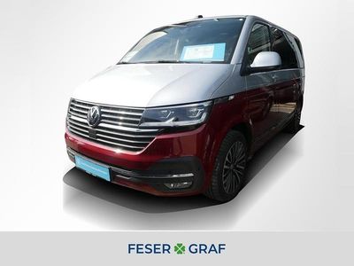 Gebraucht VW Multivan Generation Six 204 PS (150 kW) 2021 Reflexsilber metallic/ fortanarot metallic Van