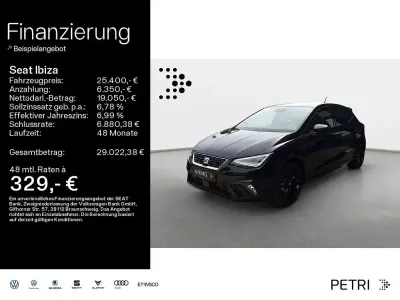 Neu Seat Ibiza Black Edition 116 PS (85 kW) 2025 Mitternachtsschwarz Limousine