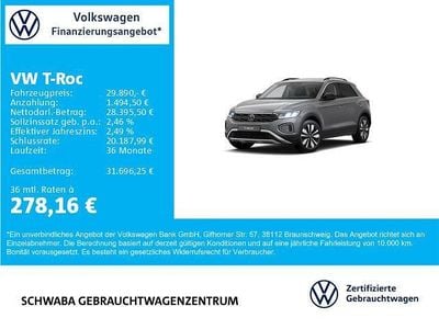 Gebraucht VW T-Roc Goal 150 PS (110 kW) 2025 Grau SUV