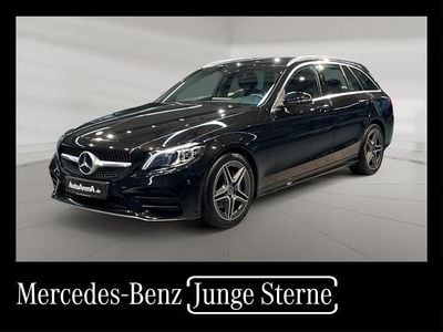 Obsidianschwarz Gebraucht 2020 Mercedes C180 AMG Kombi | 26.706 € (Fairer Preis)