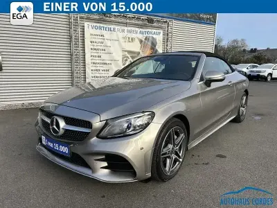 Gebraucht Mercedes C200 AMG line 160 PS (117 kW) 2019 Beige Cabrio