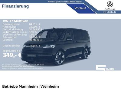 Neu VW Multivan 150 PS (110 kW) 2026 Schwarz Van