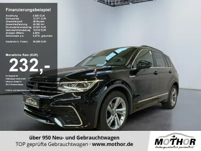 Gebraucht VW Tiguan R-line 150 PS (110 kW) 2023 Deep black perleffekt (metallic) SUV