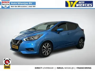 Usata Nissan Micra N-Connecta 88 CV (64 kW) 2017 Blu Utilitaria