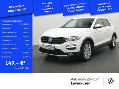 Gebraucht VW T-Roc Sport 150 PS (110 kW) 2019 Weiss / pure white SUV