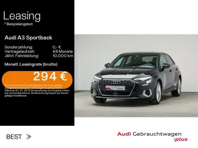 Gebraucht Audi A3 Advanced Plus 204 PS (150 kW) 2022 Mythosschwarz metallic (metallic) Limousine
