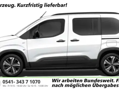 Neu Peugeot e-Rifter GTi 100 kW (136 PS) 2026 Kaolin weiß Van / Kleinbus