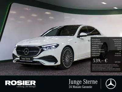 Używany Mercedes E400 AMG 381 KM (280 kW) 2025 Biały Sedan/Limuzyna