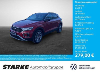 Usata VW T-Roc Goal 150 CV (110 kW) 2025 Rosso SUV