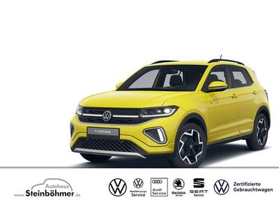 Neu VW T-Cross R-line 116 PS (85 kW) 2025 Gelb SUV