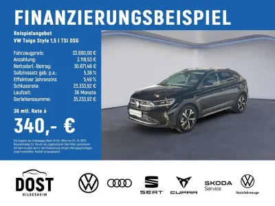 Neu VW Taigo Style 150 PS (110 kW) 2026 SUV