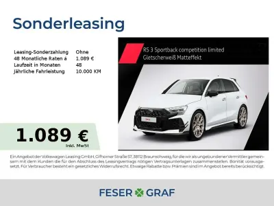 Ny Audi RS3 Competition 400 HK (294 kW) 2026 Polarmatteffekt audi exclusive Sedan