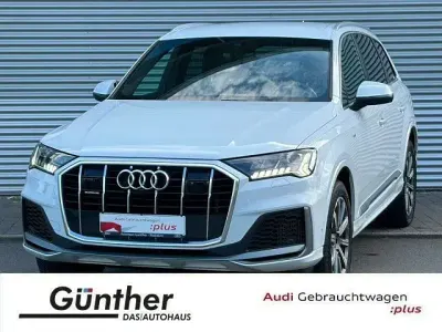 Gebraucht Audi Q7 S-Line 381 PS (280 kW) 2021 Gletscherweiß metallic SUV